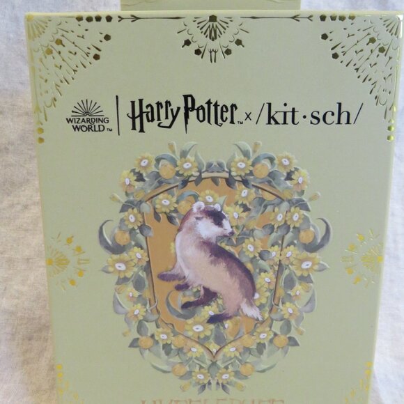 NEW Kitsch x Harry Potter Hufflepuff ~ The Satin Pillowcase - King - Picture 3 of 9